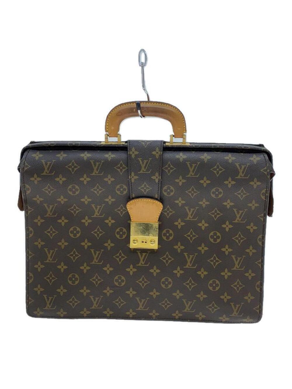 Louis Vuitton Serviette Fermoire Monogram Canvas Brown